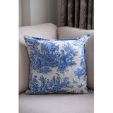 WALLXPERT Dekorativna jastučnica BST062, 45 x 45 cm, Plavo-bijela | Eponuda.ba