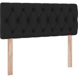  Krevet S LED lampica s uzglavljem Crna 120 x 200 cm tkanina | shoptok.hr