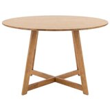 Venture Home okrugli blagovaonski stol Yakidon ⌀120 cm, boja hrasta | shoptok.hr