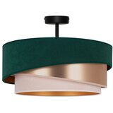  duolla - plafonski luster kobo 1xE27/15W/230V preč. 45 cm zelena/zlatna/krem | Eponuda.com