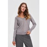 Marisse WOMEN'S SWEATER Z-SW-4807 L.GREY MEL | shoptok.hr