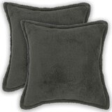  Presvlaka za jastuk 2 pcs HOUTEN Tamnosiva 30 x 30 cm Bouclé | shoptok.hr