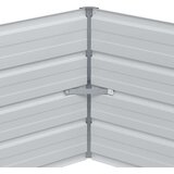  Povišana vrtna gredica Izgled lesa 129 x 129 x 45 cm, (5000287824) | Shoptok.si