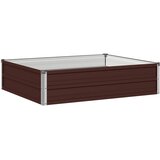  Povišeni vrtni krevet Smeđa 100 x 80 x 24 cm | shoptok.hr