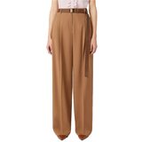 Maxmara Studio Lahkotne hlače & Harem hlače BERGAMO Kostanjeva Cene