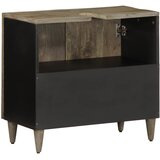  Kupaonski ormarić za umivaonik 62x33x58 cm masivno drvo manga Crna | shoptok.hr