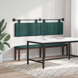  Držeće uzglavlje Zidne Tamnozelena 190 x 55 x 5 cm tkanina - Tamnozelena 180 cm bez LED svjetla | shoptok.hr