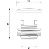 Copen Podsklop sifona CONCEPT sa prelivom (C-S-2002) | ePonuda.com