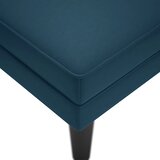  Počivaljka od baršun s jastukom i rukonaslonom plava | shoptok.hr