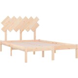  Posteljni okvir 120x190 cm 4FT trden les, (20725178) | Shoptok.si