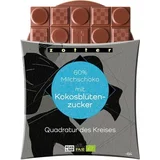 Zotter Schokoladen Bio Quadratur des Kreises s 60% mlečne čokolade s sladkorjem kokosovih cvetov
