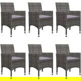  7-dijelni vrtni blagovaonski set sivi | shoptok.hr