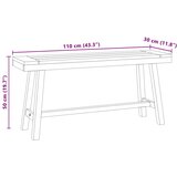  Klupa 110 cm od masivne tikovine | Eponuda.ba