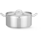 Hendi Lonac za dinstanje, plitak - sa poklopcem, Profi Line, 12L, ⌀320x(H)150mm | Eponuda.com