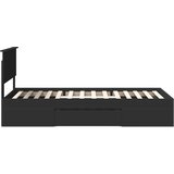  Krevetna konstrukcija Crna 80 x 200 cm Konstruirano drvo | shoptok.hr