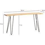 MID.YOU Konzolna Mizica Akazie, Pravi Les | Shoptok.si