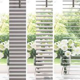 vidaXL Zavjesa za prozor sa zavjesama Ostalo Srebrna 160 x 220 cm Aluminij | shoptok.hr