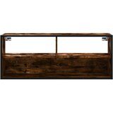 TV ormarić boja dimljenog hrasta 100x31x39,5 cm konstruirano | shoptok.hr