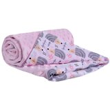 Medi Partners Blanket 75x100 cotton + minky – gray hedgehogs + light pink minky Cijene