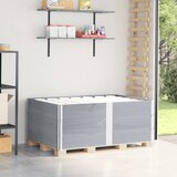  Okviri za palete 3 kom sivi 150x100 cm od masivne borovine | shoptok.hr