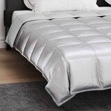  Poletna odeja srebrna 240 x 200 cm Satin in mikrovlakna, (5000148553) | Shoptok.si