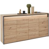 Hom`in komoda, črna, hrast artisan | Shoptok.si