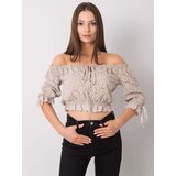 Och Bella Top-TW-TP-BI-25455.43-beige | Shoptok.si