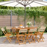 Maison Chic Zložljivi Vrtni Stoli - Stol za vrti 8 kosov bež poli ratan in trden les JS3209, (21875685) | Shoptok.si