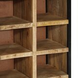 Ormar za cipele 50 x 30 x 110 cm Čvrsto drvo manga Smeđa | shoptok.hr