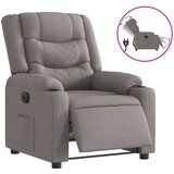 vidaXL Električni naslanjač taupe blago | Shoptok.si