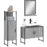 vidaXL 3-dijelni set kupaonskih ormarića boja hrasta sonome drveni | shoptok.hr