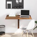  Sklopivi zidni stolić Smeđi hrast 100x60x56 cm drveni | shoptok.hr