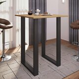 Mömax Barska Miza Xona, Barva Hrasta, Črna, 80x80cm | Shoptok.si