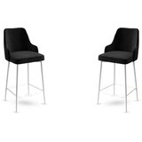 Hanah home enox - black, white blackwhite bar stool set (2 pieces) Cene