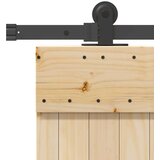 vidaXL Klizna vrata s priborom za montažu 70 x 210 cm masivna borovina | shoptok.hr