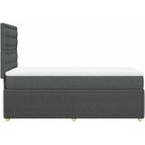  Krevet s oprugama i madracem tamnosivi 90x200 cm od tkanine | shoptok.hr