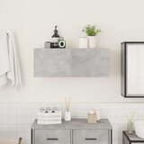  Kupaonski zidni ormarić beton sivi 80x25x30cm konstruirano drvo | shoptok.hr