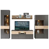 Modern Living Dnevni Regal Como, Siva, Hrast, 4-Delno Cene
