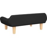 Krevet za pse crni 70x40x24 cm od tkanine | Eponuda.com