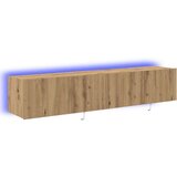 TV omarice z LED lučmi 2 kosa Artisan Oreh 80x35x31 cm | Shoptok.si