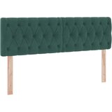  LED krevet za pohranu s madracem Tamnozelena 140 x 200 cm | shoptok.hr