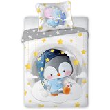 Faro posteljina 2 djelna Cuddles pingvin yellow | shoptok.hr