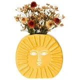 vaza sunce, žuta, 19 cm,