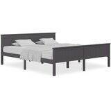 Okvir za krevet od masivne borovine sivi 200 x 200 cm | shoptok.hr