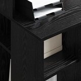  Stol s policom Crni hrast 90 x 48 x 101,5 cm Konstruirano drvo | shoptok.hr