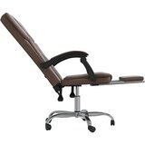  Uredski naslonjač od umjetne kože smeđi | shoptok.hr