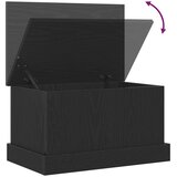  Kutija za spremanje s pohranom Crni hrast 50 x 30 x 28 cm | shoptok.hr