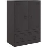 Maison Chic Komoda - Predalnik črna 67x39x95 cm jeklo, (21715883) Cene