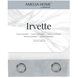  Curtain IRVETTE color white eyelets voile, velvet 140x250 ameliahome | shoptok.hr