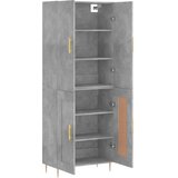  Visoka komoda siva betona 69,5x34x180 cm od konstruiranog drva | shoptok.hr